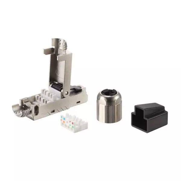 &divide; Kit 5 conectores rj45 equip categoria 8.1 121172 montaje sin herramientas