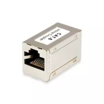 &divide; Adaptador rj45 cat.6 apantallado hembra - hembra 121179