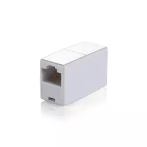 &divide; Adaptador rj45 equip cat.5e hembra hembra color blanco 121252