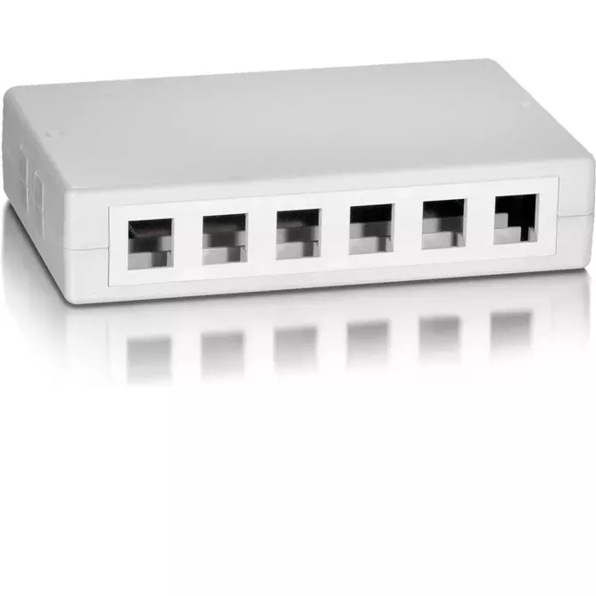 &divide; Caja de superficie equip keystone para 12 rosetas 125460