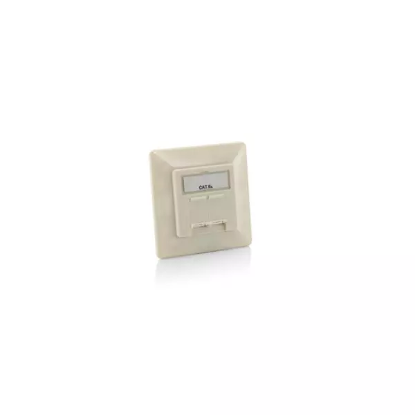 &divide; Kit 5 unidades roseta cat6a empotrar blanco perla ref. 125775
