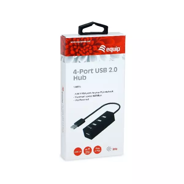 &divide; Hub usb 2.0 equip life a 4xusb-a 2.0