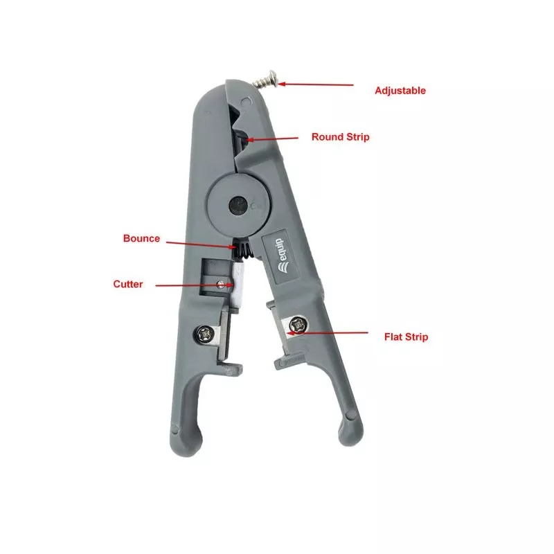 &divide; Herramienta pelacables universal utp & stp equip 129407