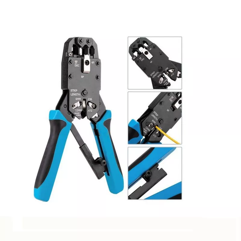 &divide; Crimpadora profesional rj11-rj12-rj45 equip 129409