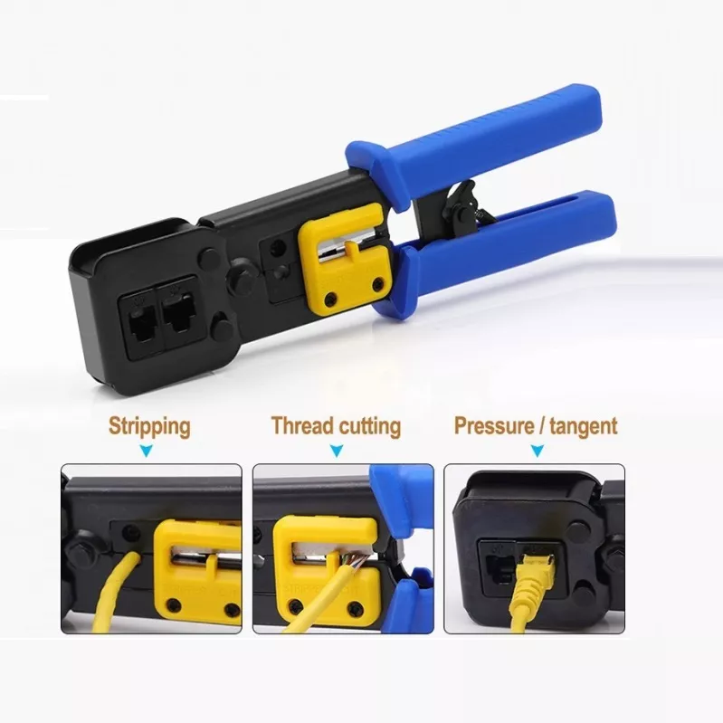 &divide; Crimpadora multi modular rj45 / rj11 equip 129410