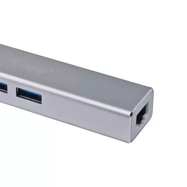 &divide; Adaptador usb-c equip 133481 a 3xusb-a 3.0 1x1gb rj45