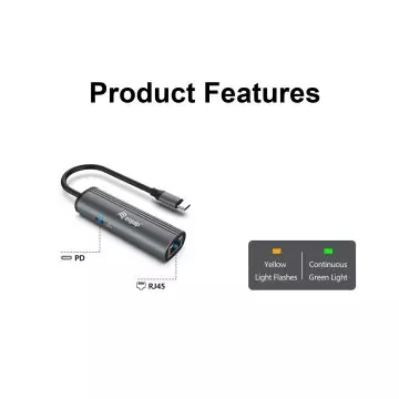 &divide; Adaptador usb-c equip 133486 a 1xusb-c pd 100w 1x1gb rj45 wakeonlan