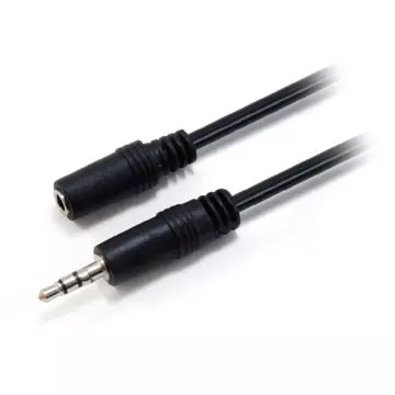 &divide; Cable audio mini jack 3.5mm macho-hembra 2.5metros equip