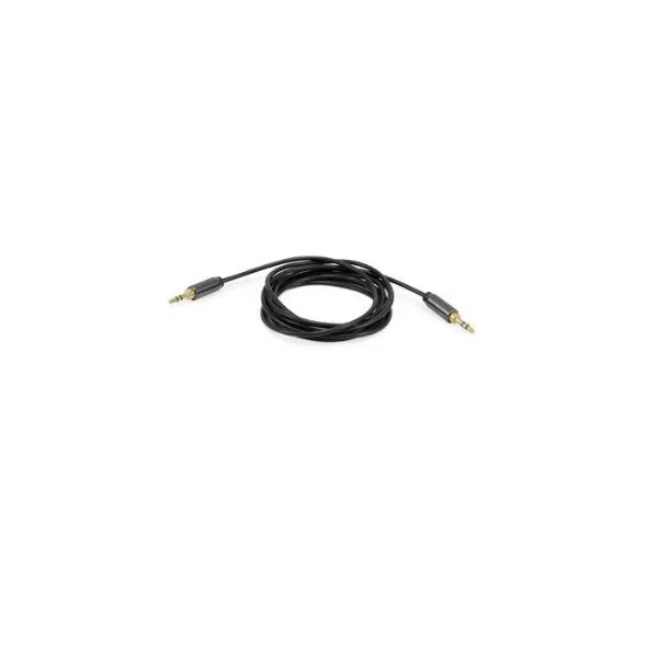 &divide; Cable audio mini jack 3.5mm macho a mini jack 3.5mm macho carcasa metalica alta calidad 2.5m