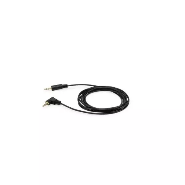&divide; Cable audio mini jack 3.5mm macho a mini jack 3.5mm macho acodado 2.5m