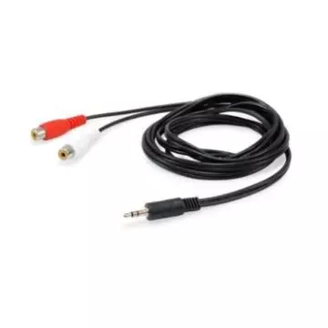 &divide; Cable audio mini jack 3.5mm macho a 2 rca hembra 2.5m