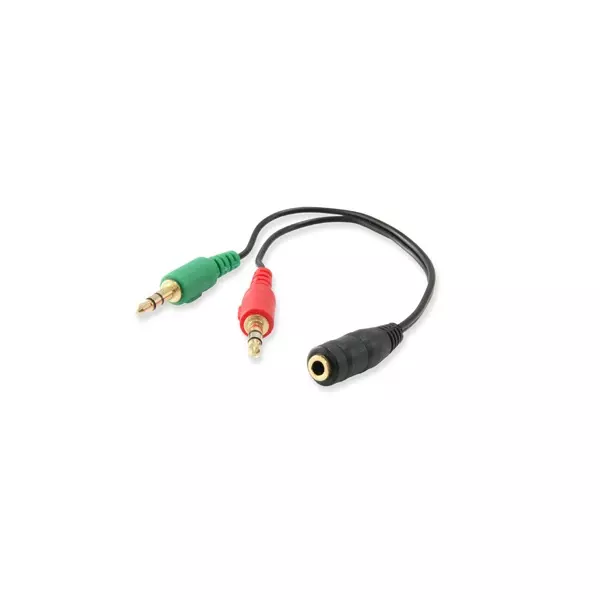 &divide; Cable audio mini jack 3.5mm hembra a 2 jack 3.5mm macho
