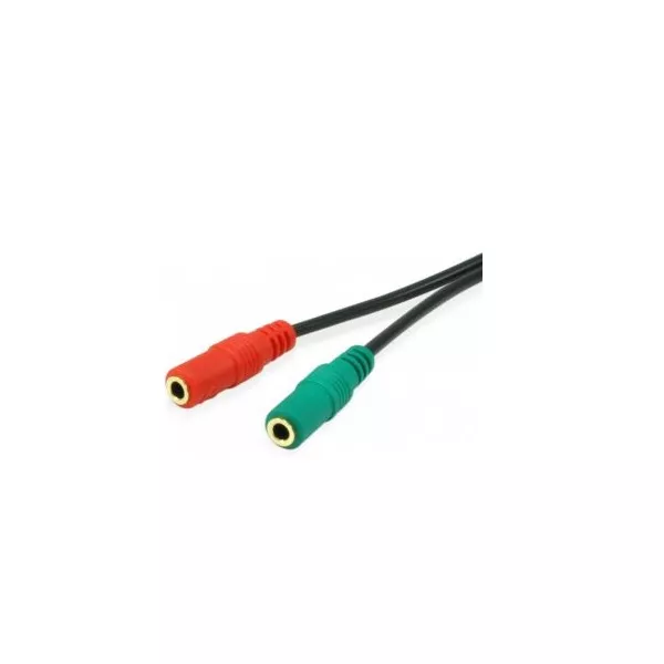 &divide; Cable duplicador audio jack 3.5mm 1 macho a dos hembras