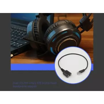 &divide; Adaptador rj9 a 3.5mm para conexion de headsets a telefono equip