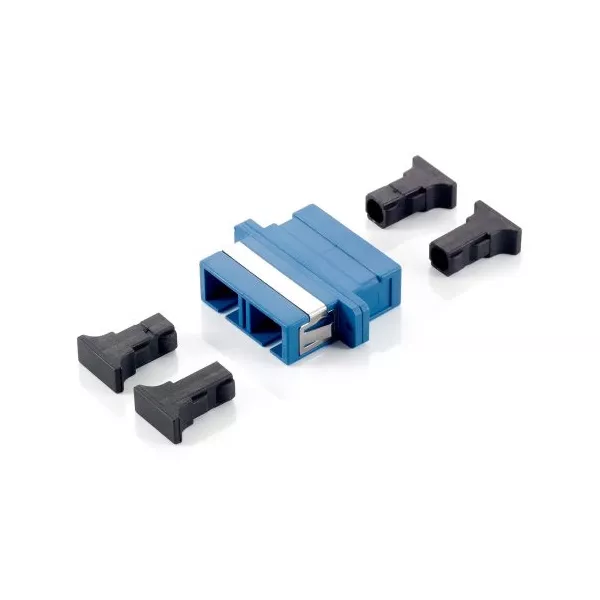 &divide; Adaptador fibra optica sc duplex monomodo pack 12u