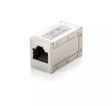 &divide; Adaptador rj45 cat.5e apantallado hembra - hembra premium