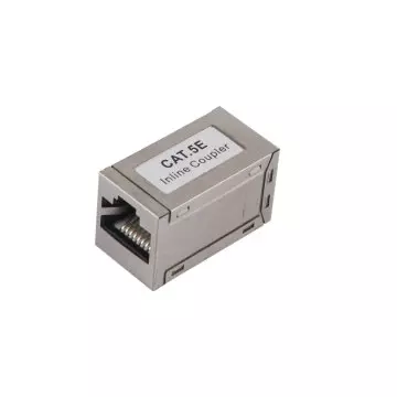 &divide; Adaptador rj45 cat.5e apantallado hembra - hembra
