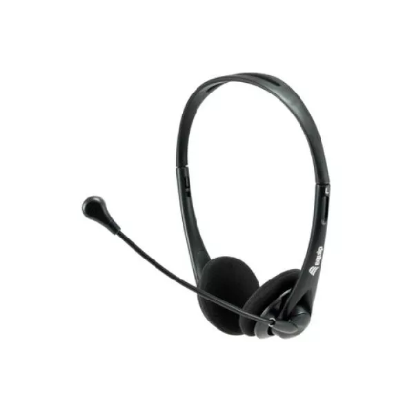 &divide; Headset equip life conexion jack 3.5mm microfono flexible control de volumen y mute color negro
