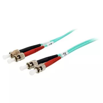 &divide; Cable fibra optica multimodo st/st om3 50/125 lsoh 2m color azul