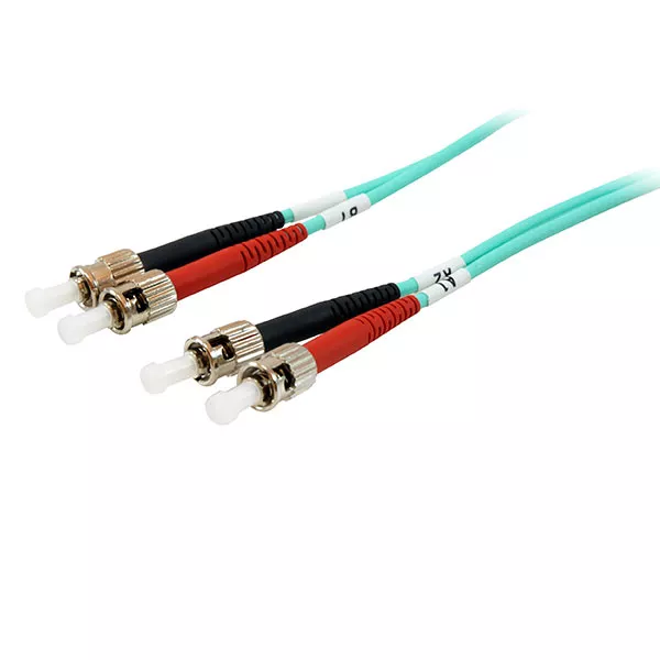 &divide; Cable fibra optica multimodo st/st om3 50/125 lsoh 3m color azul