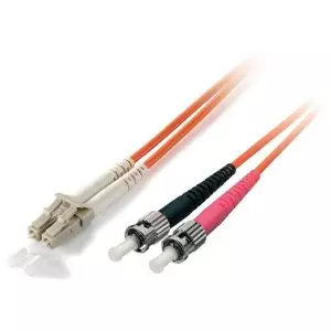 &divide; Cable fibra optica monomodo lc/st 9/125 lsoh 2m  os2 equip