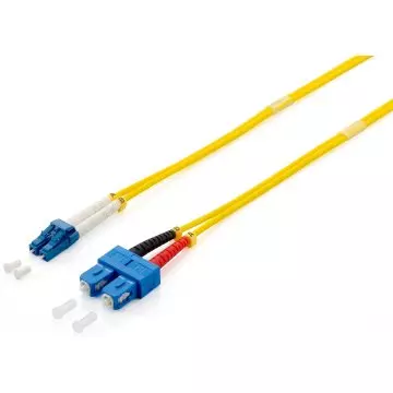 &divide; Cable fibra optica monomodo lc/sc 0.9/125 lsoh 1m color amarillo