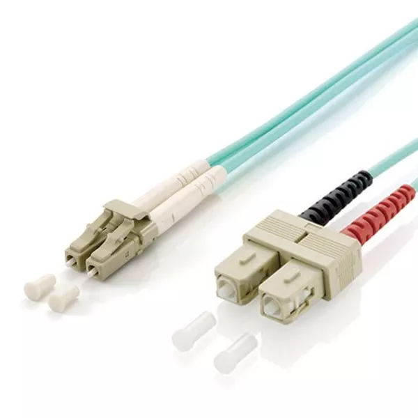&divide; Cable fibra optica om3 duplex libre halogenos lc/sc 50/125u 10m libre halogenos
