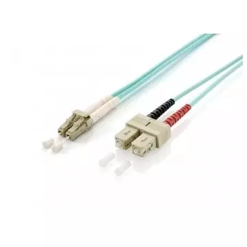 &divide; Cable fibra optica om3 duplex libre halogenos lc/sc 50/125u 10m libre halogenos