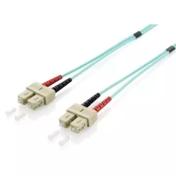 &divide; Cable fibra optica om3 duplex libre halogenos sc/sc 50/125u 2m