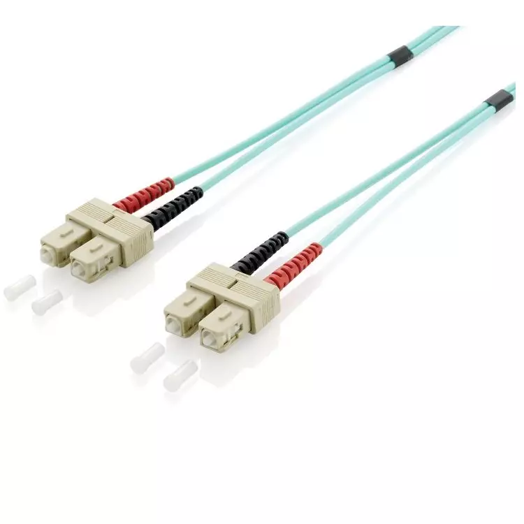 &divide; Cable fibra optica om3 duplex libre halogenos sc/sc 50/125u 10m