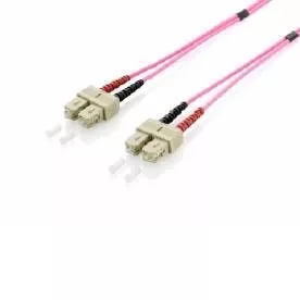&divide; Cable fibra optica om4 multimodo libre halogenos sc/sc 50/125u 1m