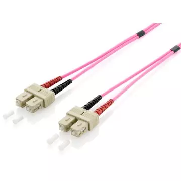 &divide; Cable fibra optica om4 multimodo libre halogenos sc/sc 50/125u 2m