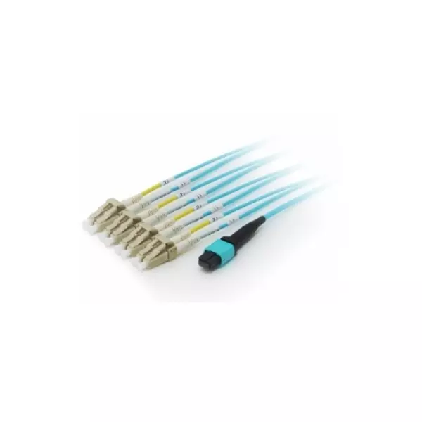 &divide; Cable fibra optica trunk mtp/lc patch cord om4 8 fribras m/m 3m