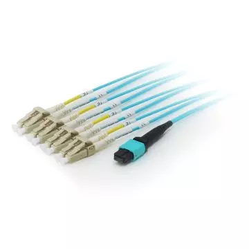 &divide; Cable fibra optica trunk mtp/lc patch cord om4 8 fribras m/m 3m
