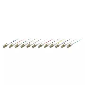 &divide; Cable fibra optica om3 lc a pigtal 50/125u 1m pack 12 uds