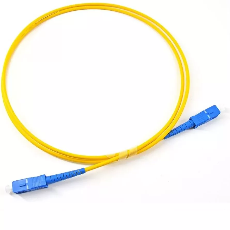 &divide; Cable fibra optica router monomodo libre de halogeno sc/upc a sc/upc 2m