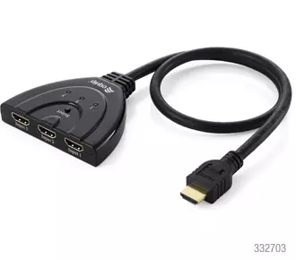&divide; Switch hdmi 3 entradas 1 salida