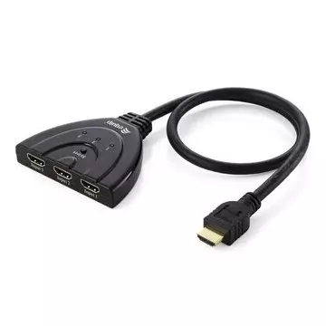 &divide; Switch hdmi 3 entradas 1 salida