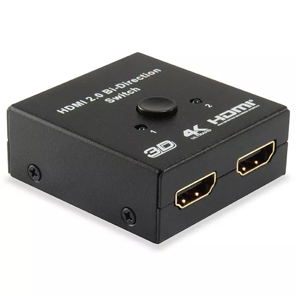 &divide; Switch selector hdmi bidirecional equip 2 entradas 1 salida / 1 entrada 2 salidas