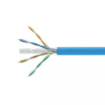 &divide; Bobina equip categoria 6a u/utp 305m dca lszh libre de halogenos color azul