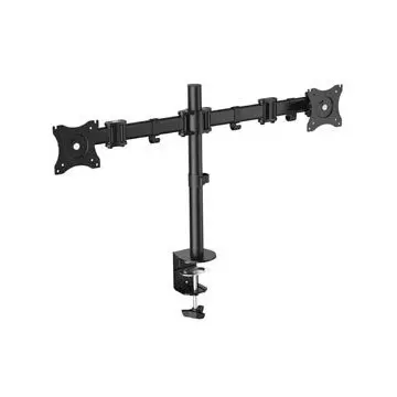&divide; Soporte de mesa equip 650115 para 2 pantallas 13"-27" de brazo inclinable y giratorio 360? max. vesa