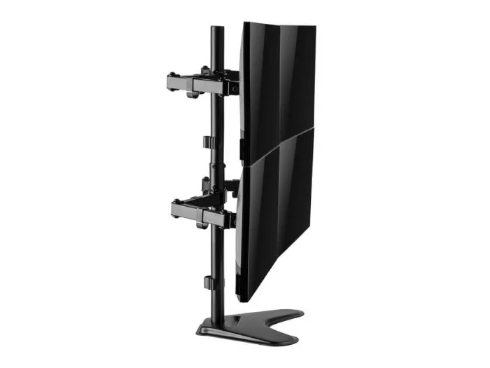 &divide; Soporte de mesa con base equip 650127 para 4 pantallas 17"-32" doble brazo articulado vesa standard