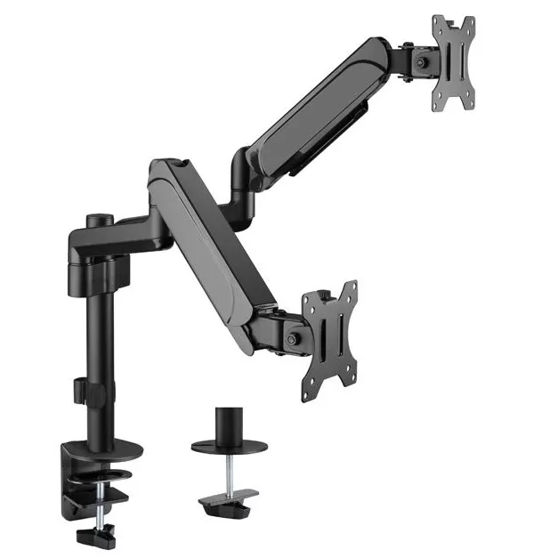 &divide; Soporte de mesa equip 650133 para 2 pantallas 17" - 32" muelle de gas equip