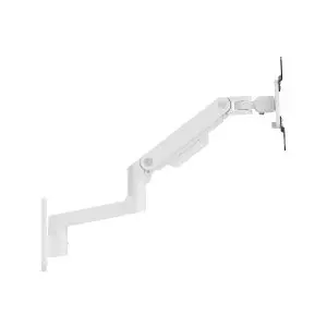 &divide; Soporte de pared equip 650140 para 1 pantalla de 17"-49" blanco inclinable y giratorio 360? vesa