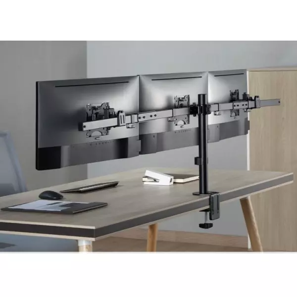 &divide; Soporte de mesa equip 650158 para 3 pantallas de 17"-32" max. 7kg por pantalla max.vesa 100x100