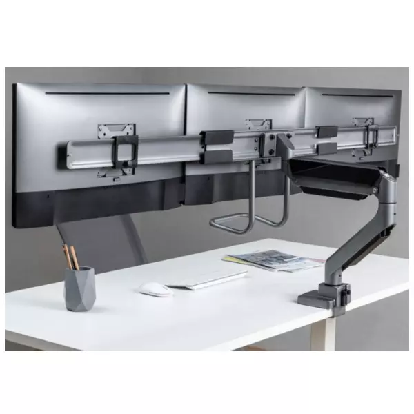 &divide; Soporte de mesa equip 650162 para 3 pantallas de 17"-32" max. 6kg por pantalla max.vesa 100x100 reso