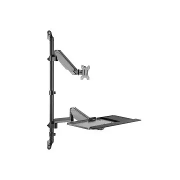&divide; Soporte de pared equip 650170 para pantalla 17"-32" cpu y teclado max. 8kg vesa 100x100