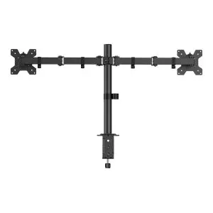 &divide; Soporte de mesa equip 650176 articulado para 2 pantallas de 17" a 32" vesa 100x100 max 2x10kg negro
