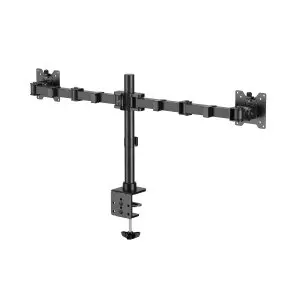 &divide; Soporte de mesa equip 650177 para 2 pantallas 13"-35" de brazo inclinable y giratorio 360? max. vesa