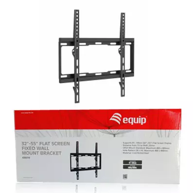 &divide; Soporte de pared fijo equip para pantalla 32" - 55" fijo vesa max. 400x400